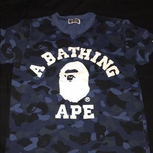 100% authentic bape shirt